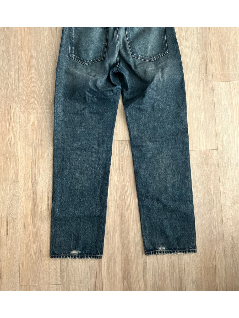 Madewell Women’s The Dean Easy Straight Jean Greendale Wash Rigid - Size 27 - Picture 8 of 10